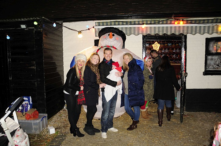 Outside Father Christmas Grotto